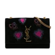 Pre-owned Suede crossbody-bags Yves Saint Laurent Vintage , Black , Da...