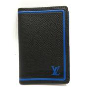 Pre-owned Canvas wallets Louis Vuitton Vintage , Black , Heren