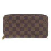 Pre-owned Canvas wallets Louis Vuitton Vintage , Brown , Dames