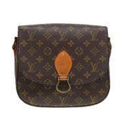 Pre-owned Canvas louis-vuitton-bags Louis Vuitton Vintage , Brown , Da...