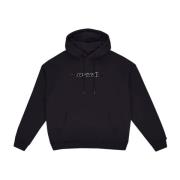 Vergif Hoodie in zwart polyester Usual , Black , Heren