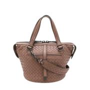 Pre-owned Leather handbags Bottega Veneta Vintage , Brown , Dames