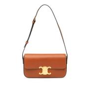 Pre-owned Leather celine-bags Celine Vintage , Brown , Dames