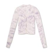 Tie-dye top Helmut Lang , White , Dames