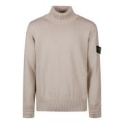 Casual Gebreide Trui voor Mannen Stone Island , Gray , Heren