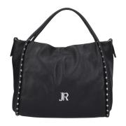 Studded Shopper Zwart John Richmond , Black , Dames