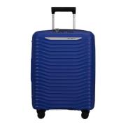 Nautisch Blauwe Trolley met TSA-slot Samsonite , Blue , Unisex