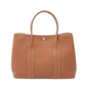 Pre-owned Leather handbags Hermès Vintage , Brown , Dames