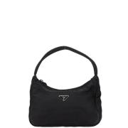 Pre-owned Canvas handbags Prada Vintage , Black , Dames