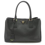 Pre-owned Leather handbags Prada Vintage , Black , Dames