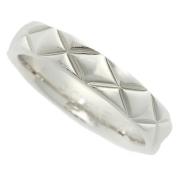 Pre-owned Metal rings Chanel Vintage , Gray , Dames