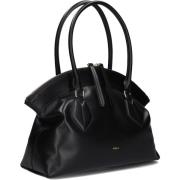 Erica M Tote Elegante Zwarte Handtas Furla , Black , Dames