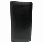 Pre-owned Canvas wallets Louis Vuitton Vintage , Black , Heren