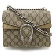 Pre-owned Canvas gucci-bags Gucci Vintage , Beige , Dames