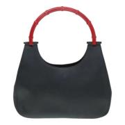 Pre-owned Leather gucci-bags Gucci Vintage , Black , Dames