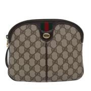 Pre-owned Canvas gucci-bags Gucci Vintage , Beige , Dames