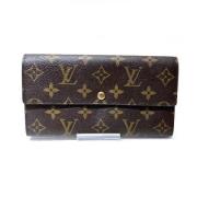 Pre-owned Canvas wallets Louis Vuitton Vintage , Brown , Dames