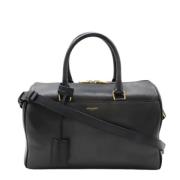 Pre-owned Leather handbags Yves Saint Laurent Vintage , Black , Dames