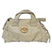 Pre-owned Leather gucci-bags Gucci Vintage , Beige , Dames