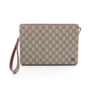 Pre-owned Leather gucci-bags Gucci Vintage , Beige , Dames