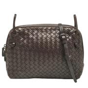 Pre-owned Leather crossbody-bags Bottega Veneta Vintage , Brown , Dame...