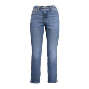 Hoge taille Slim Straight Jeans Wrangler , Blue , Heren