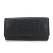 Pre-owned Leather wallets Louis Vuitton Vintage , Black , Dames