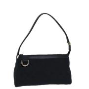 Pre-owned Canvas handbags Gucci Vintage , Black , Dames