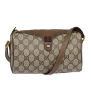 Pre-owned Leather gucci-bags Gucci Vintage , Beige , Dames