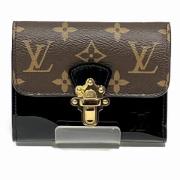 Pre-owned Leather wallets Louis Vuitton Vintage , Brown , Dames