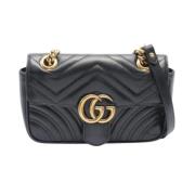 Pre-owned Leather gucci-bags Gucci Vintage , Black , Dames