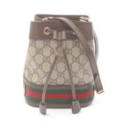 Pre-owned Leather gucci-bags Gucci Vintage , Beige , Dames