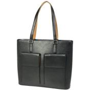 Pre-owned Leather totes Louis Vuitton Vintage , Black , Dames