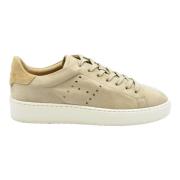 Natuurlijke Veterschoenen Hogan , Beige , Dames