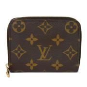 Pre-owned Canvas wallets Louis Vuitton Vintage , Brown , Dames