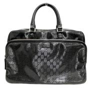 Pre-owned Canvas gucci-bags Gucci Vintage , Black , Dames