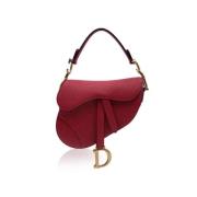 Pre-owned Fabric dior-bags Dior Vintage , Red , Dames