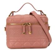 Pre-owned Leather handbags Dior Vintage , Pink , Dames