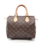 Pre-owned Canvas handbags Louis Vuitton Vintage , Brown , Dames