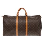 Pre-owned Canvas travel-bags Louis Vuitton Vintage , Brown , Unisex