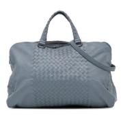 Pre-owned Leather handbags Bottega Veneta Vintage , Blue , Dames