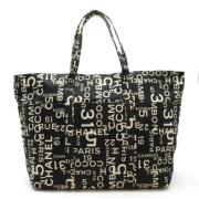 Pre-owned Canvas chanel-bags Chanel Vintage , Black , Dames