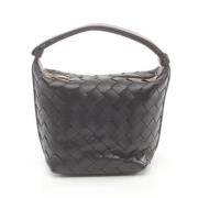 Pre-owned Leather handbags Bottega Veneta Vintage , Black , Dames