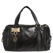 Pre-owned Leather gucci-bags Gucci Vintage , Black , Dames