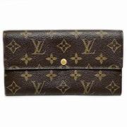 Pre-owned Canvas wallets Louis Vuitton Vintage , Brown , Dames