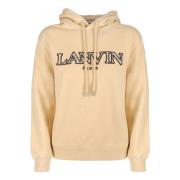 Beige Sweatshirt - Regular Fit - Koud Weer - 100% Katoen Lanvin , Beig...