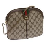 Pre-owned Leather gucci-bags Gucci Vintage , Beige , Dames