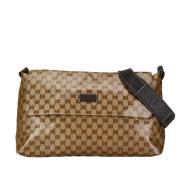 Pre-owned Plastic gucci-bags Gucci Vintage , Beige , Dames