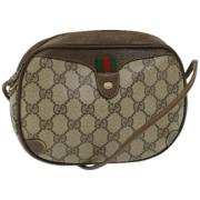 Pre-owned Leather gucci-bags Gucci Vintage , Beige , Dames