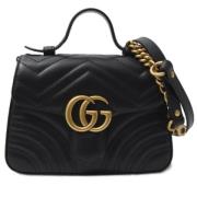 Pre-owned Leather gucci-bags Gucci Vintage , Black , Dames